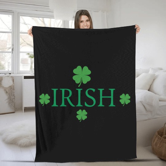 st patricks day;Ireland;irish music;st patrick Fleece Blankets
