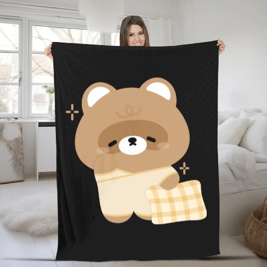 Sleepy Beaver Fleece Blankets