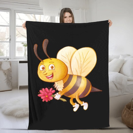 Bee & Flower"s Fleece Blankets