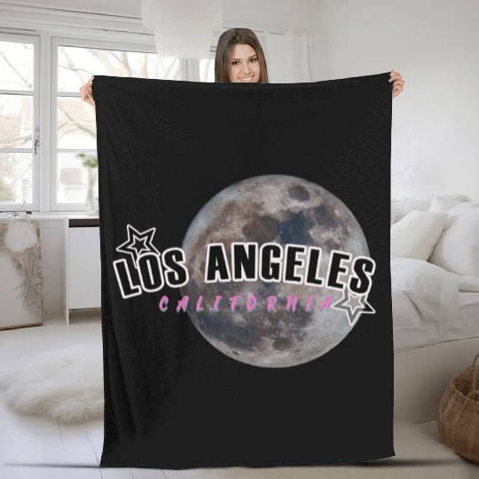 LOS ANGELES CALIFORNIA Fleece Blankets