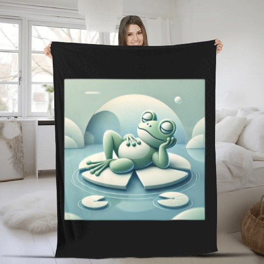 Frog Fleece Blankets