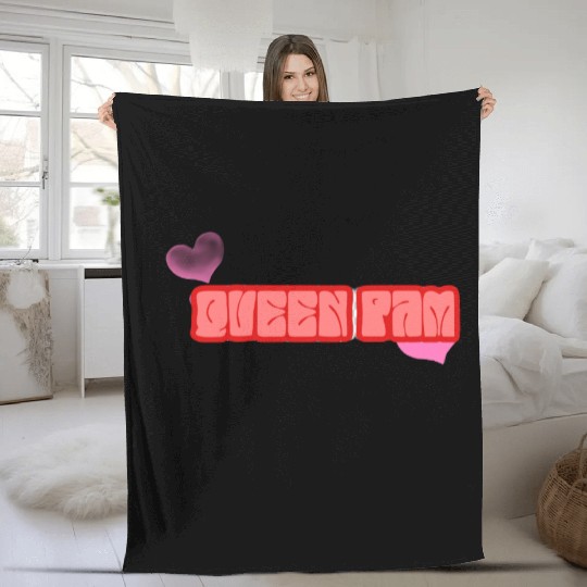 Queen Pam’s valentine collection Fleece Blankets