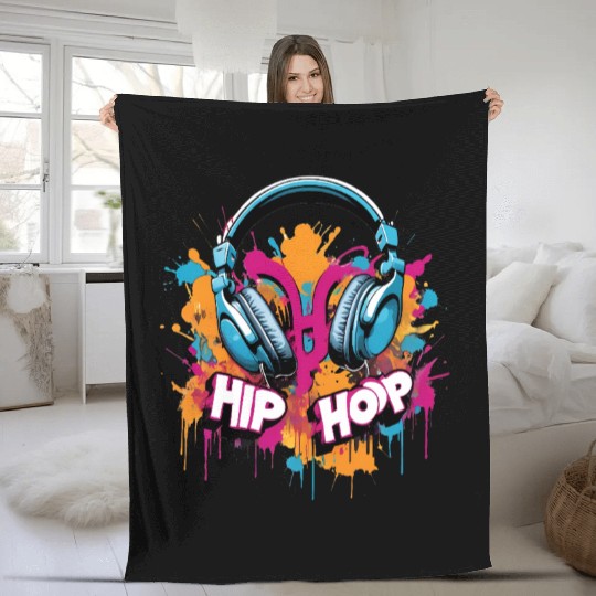 Hip Hop: The Beat of the Streets Fleece Blankets