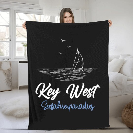 FLORIDA KEYS SEA ADVENTURES IN KEY-WEST Keys Fleece Blankets