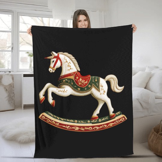 Saints Horse Fleece Blankets