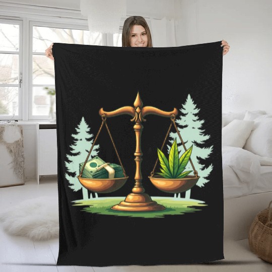Eco Balance – Nature & Economy in Harmony Fleece Blankets