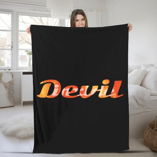 DEVIL INXIDE Fleece Blankets