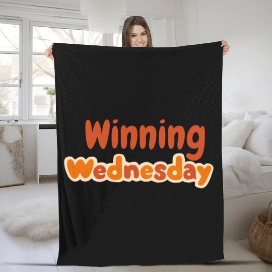 Winning Wednesday Mood Fleece Blankets
