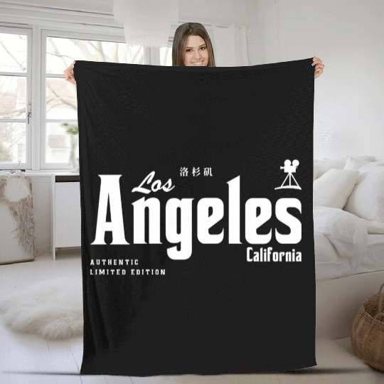 Los Angeles Fleece Blankets