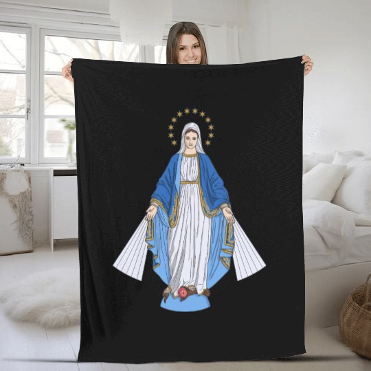 Mother Mary Fleece Blankets