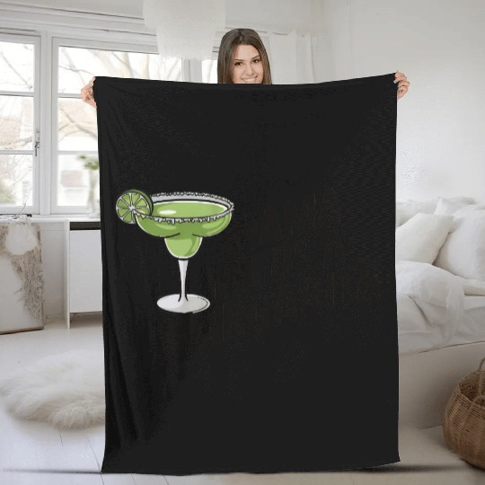 Mama needs a margarita Fleece Blankets