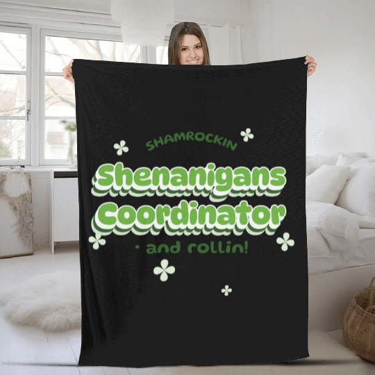 Shenanigans Coordinator Fleece Blankets