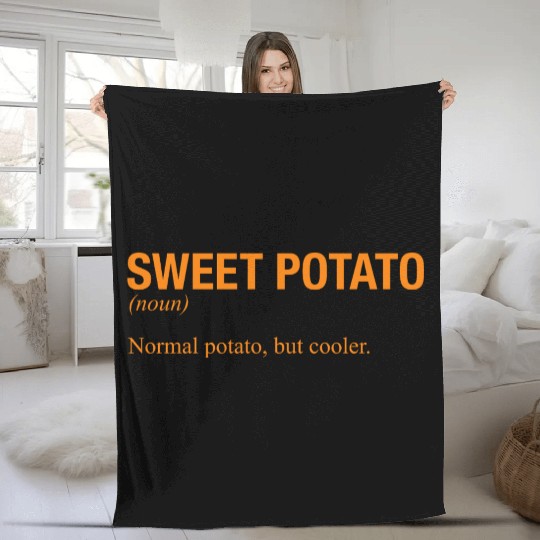 SWEET POTATO Fleece Blankets