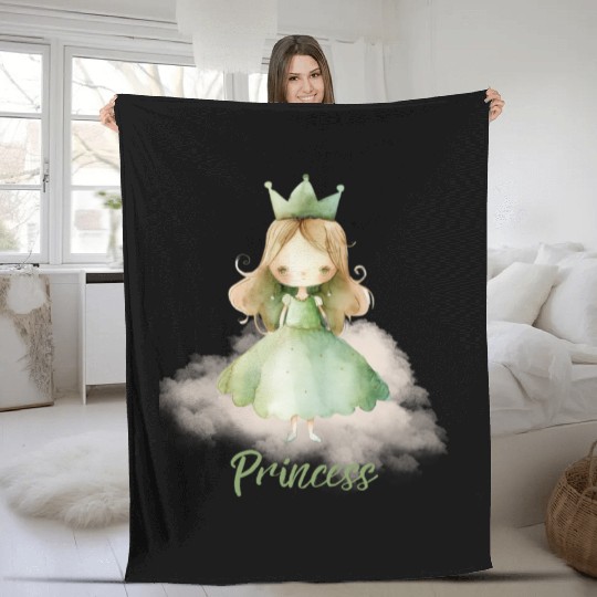 Princess Baby Bodysuit, Cute Infant Jersey One Pie Fleece Blankets