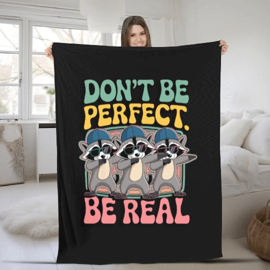 Three Cool Trash Panda Fleece Blankets
