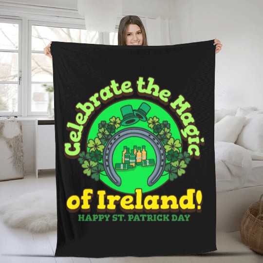 Celebrate the Magic of Ireland Fleece Blankets
