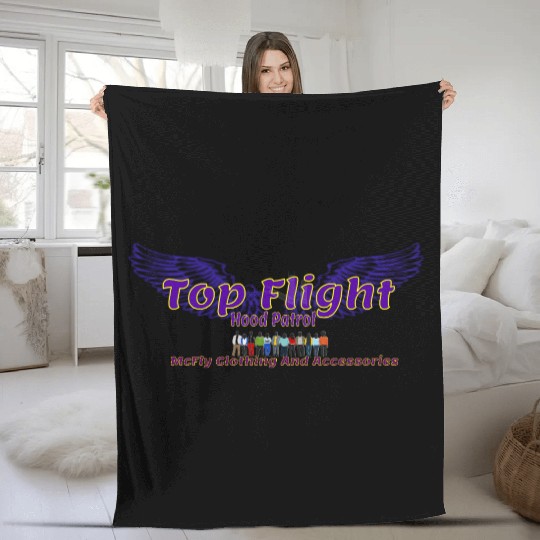 Top Flight Hood Patrol Clothing Design Fleece Blankets