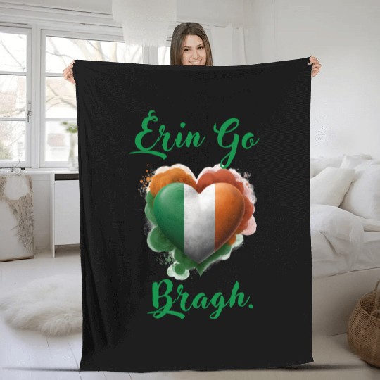Erin Go Bragh! Fleece Blankets