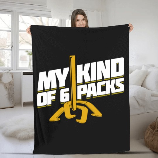 Horseshoe Pitching Fleece Blankets