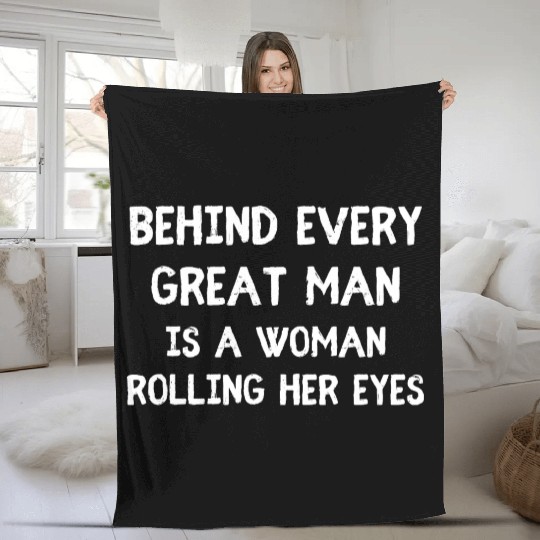 Funny Sarcastic Husband Wife Quote Fleece Blankets