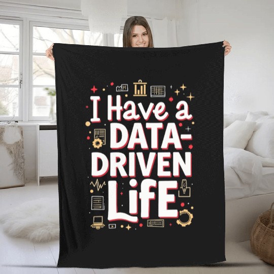 Data Analyst Big Data Specialist Business Fleece Blankets
