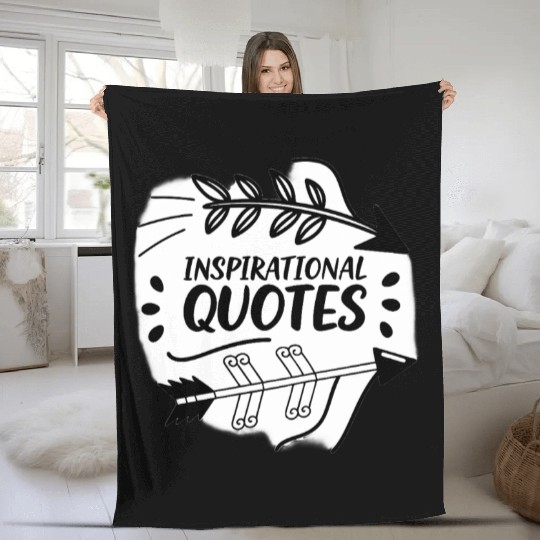 Rise & Grind – Motivational Quote Fleece Blankets
