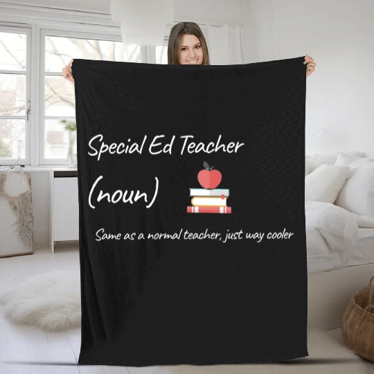 Special Ed Teacher Same As Normal Teacher Cooler Fleece Blankets