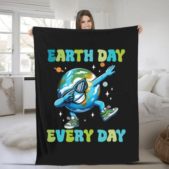 Earth Day Every Day Fleece Blankets