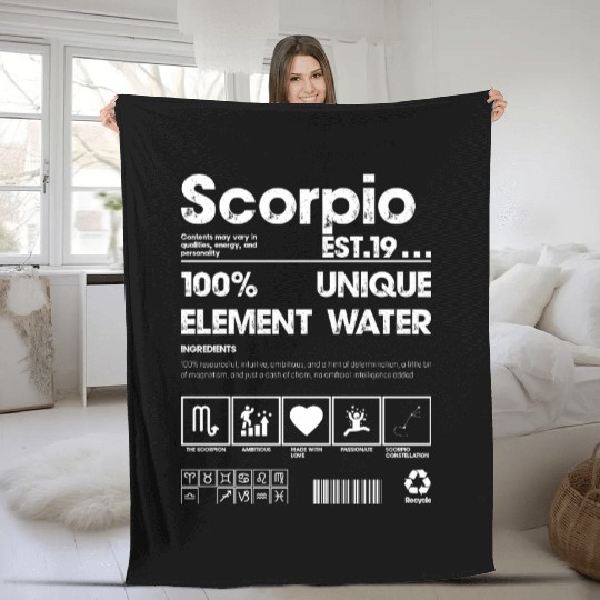 Scorpio 19xx Fleece Blankets