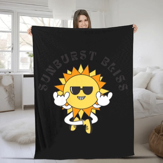 Sunburst Bliss Fleece Blankets