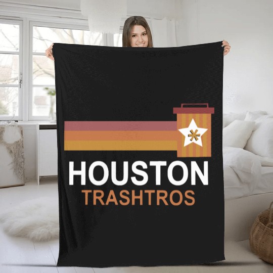 Houston Trashtros Asterisks Fleece Blankets