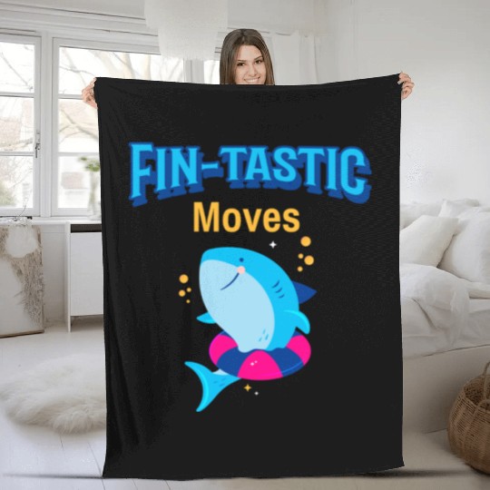 Dancing Shark | Funtastic Moves | Fleece Blankets
