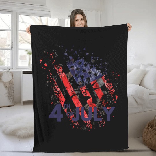 4th of July Fleece Blankets