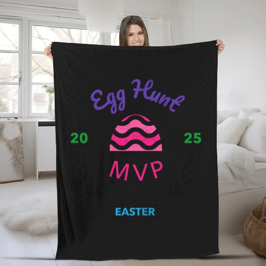 Egg Hunt MVP Easter 2025 Fleece Blankets