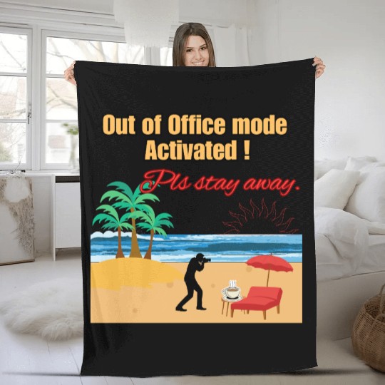 On Holidays Fleece Blankets