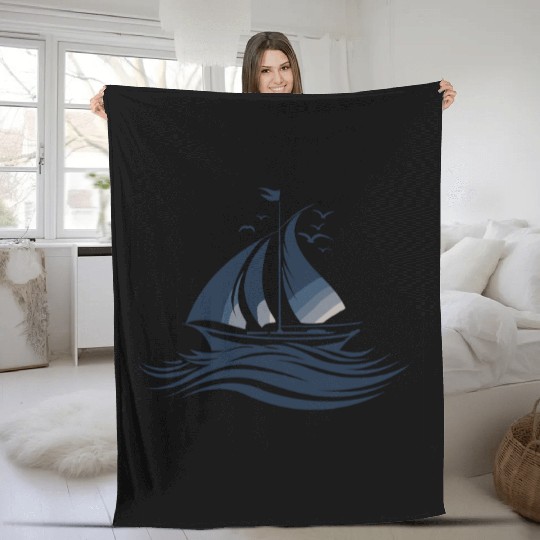 Sailing Fleece Blankets