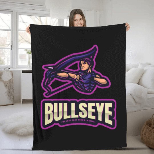 BULLSEYE: I'm just that Arrow-Mazing Fleece Blankets