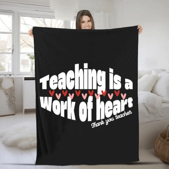 Thank you teacher Fleece Blankets