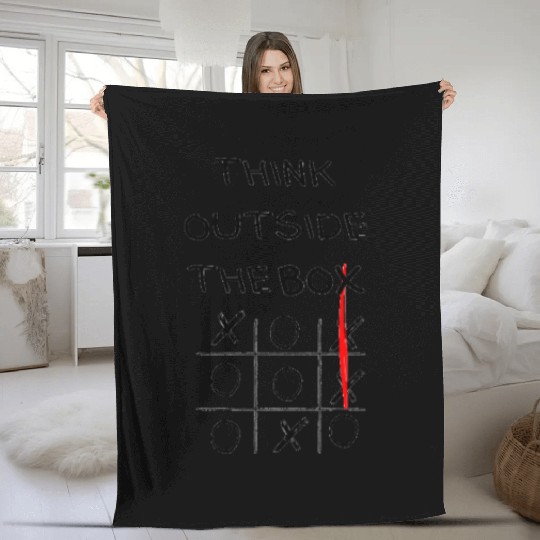THINK OUTSIDE THE BOX |Creative Minimalist Fleece Blankets