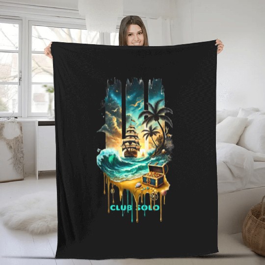 Midnight Sails Fleece Blankets