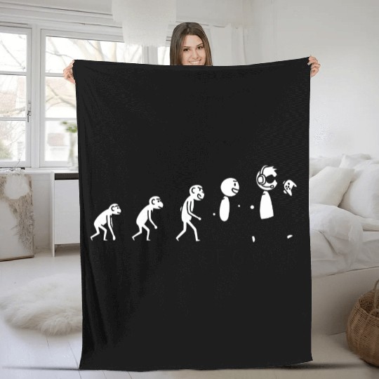 Evolution of gamer Fleece Blankets