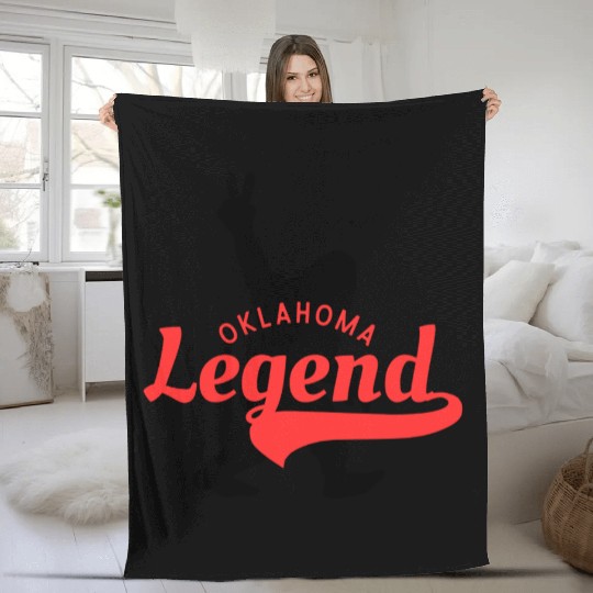 Oklahoma Legend Fleece Blankets