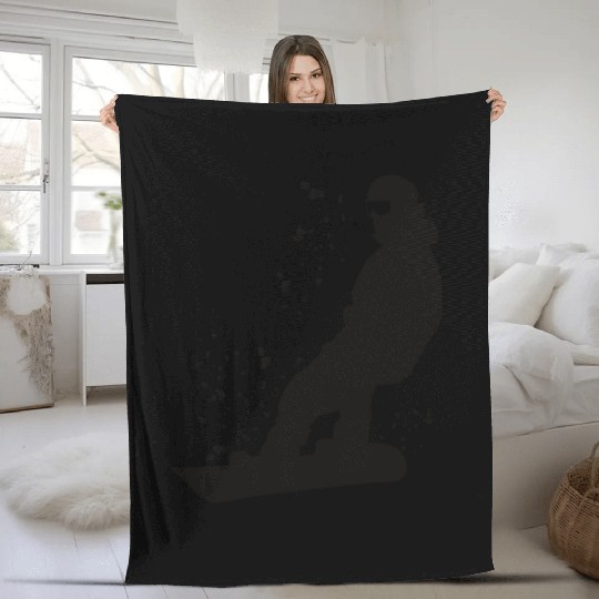 Snowboarder Snowboard Snowboarding Fleece Blankets