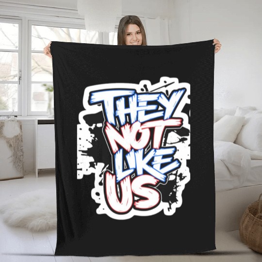 They Not Like Us Fleece Blankets