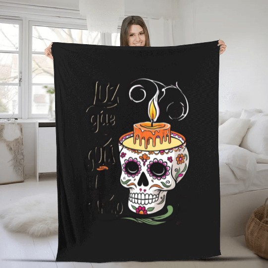 Day of the Dead Fleece Blankets