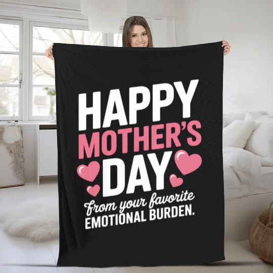 Mother’s Day Design from the Emotional Favorite Fleece Blankets