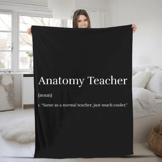 Anatomy Teacher Fleece Blankets