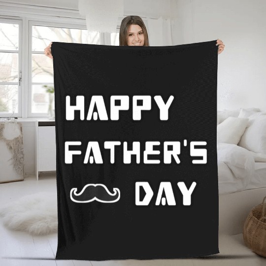 Happy father's day gift idea Fleece Blankets
