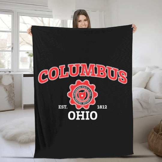 Columbus Ohio Pride - Hometown Ohio Fleece Blankets