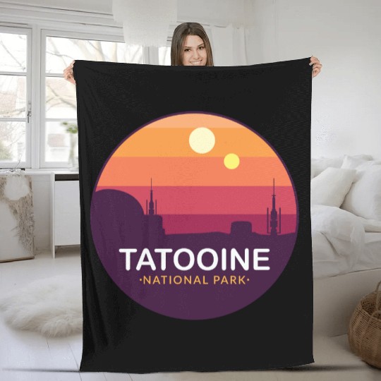 Tatooine National Park Fleece Blankets